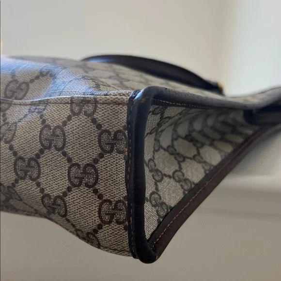 Gucci Monogram Sherry Line Hand Bag tote - Picture 9 of 17